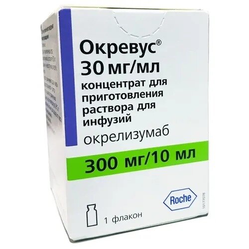 Окревус Концентрат д/инф.р-ра 30мг/мл 10мл