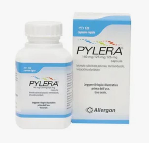 Пилера (Pylera) Капсулы 140мг +125мг + 125мг №120